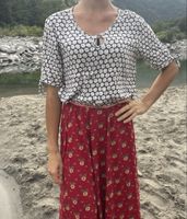 Chic camicia di Gabriella -viscosa-tg S/M-nuova