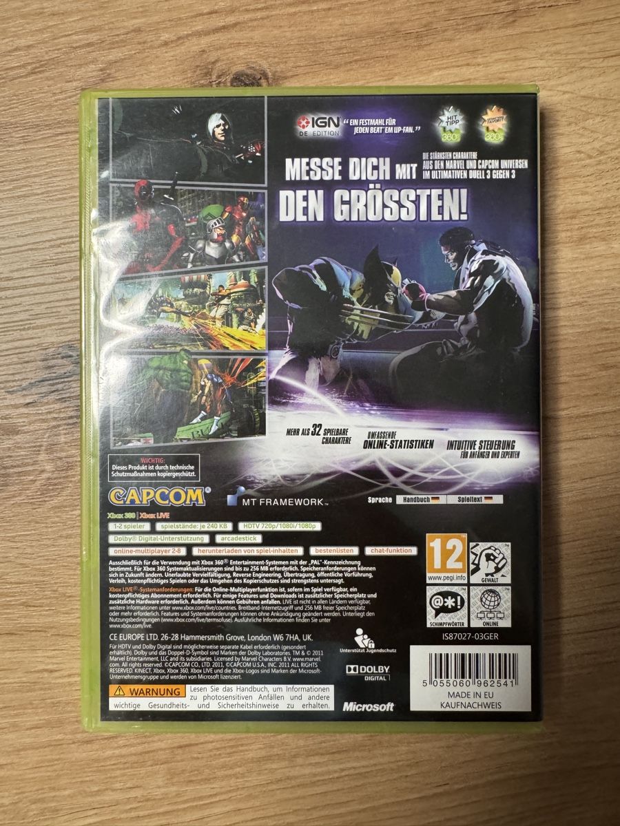Microsoft Jeux: Marvel vs. Capcom 3 Xbox 360 Spiel - Top! – D'occasion à Biberist par etesummer 1