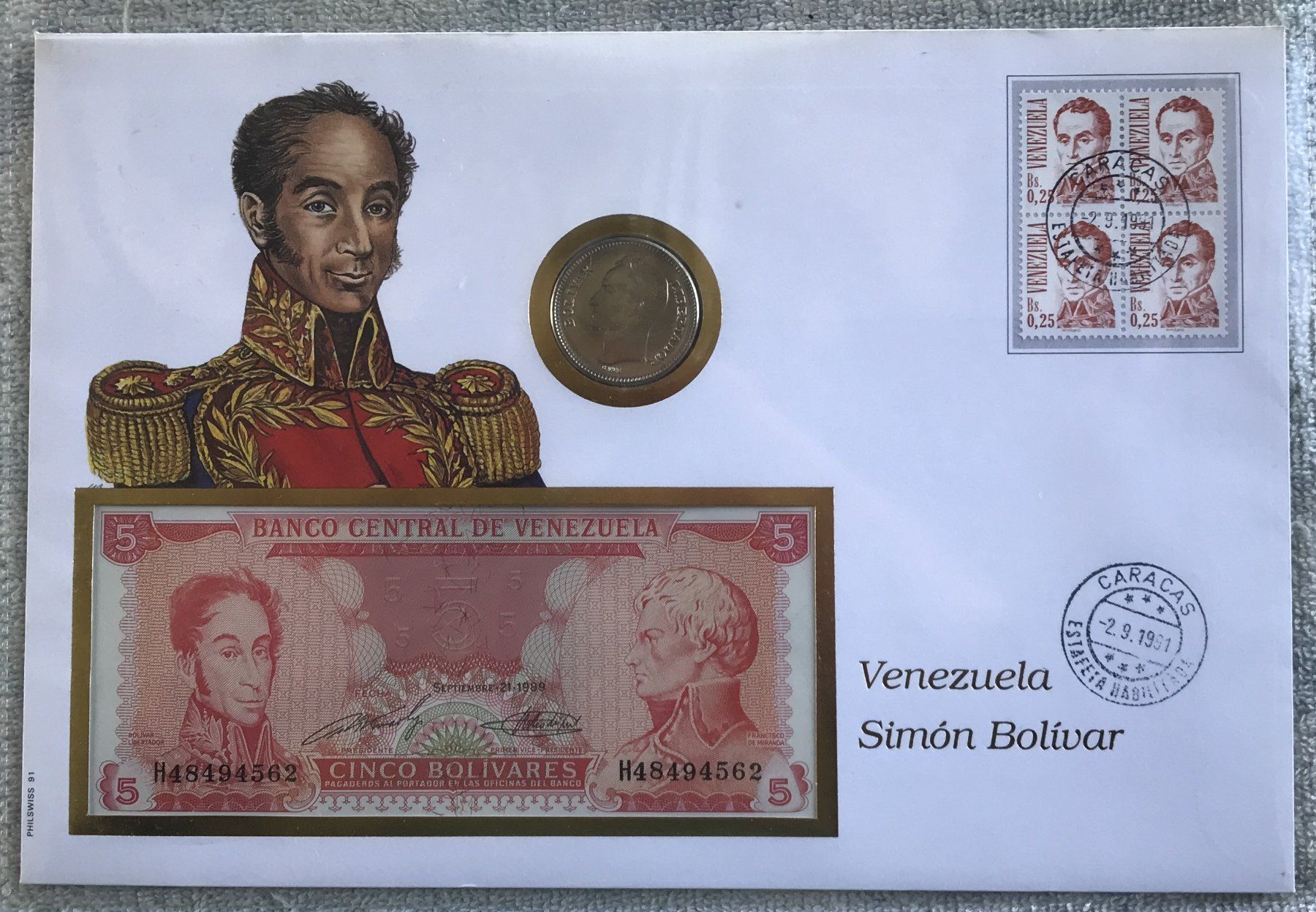 Tutti le monete: VENEZUELA SIMON BOLIVAR – Usato da Ostermundigen venduto da wini63 1