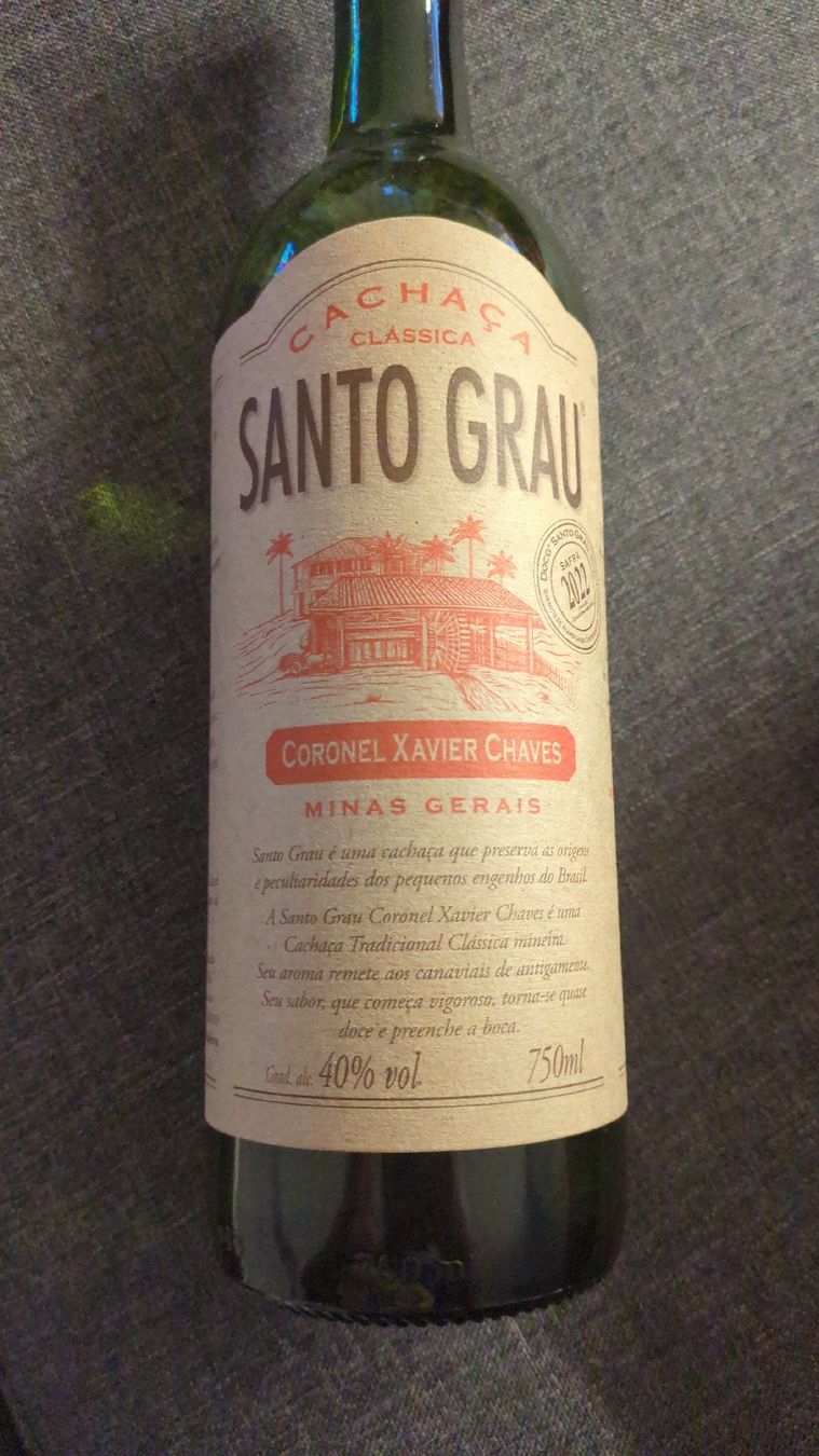 Bevande alcoliche: Santo Grau Cachaça Classica, 750ml, Colonel Xavier Chavez – Nuovo e nell'imballaggio originale da Gunzgen venduto da smiroffski
