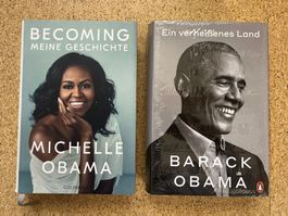 Bücherpaket  - 2x Biografie "Michelle & Barack Obama"