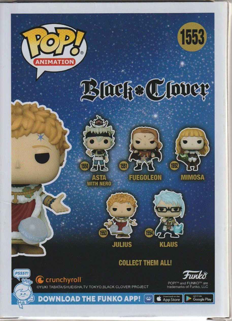 Funko Figuren: FUNKO POP! BLACK CLOVER 1553 JULIUS  new – Neu (gemäss Beschreibung) aus Vezia von Aquarius_Age 2