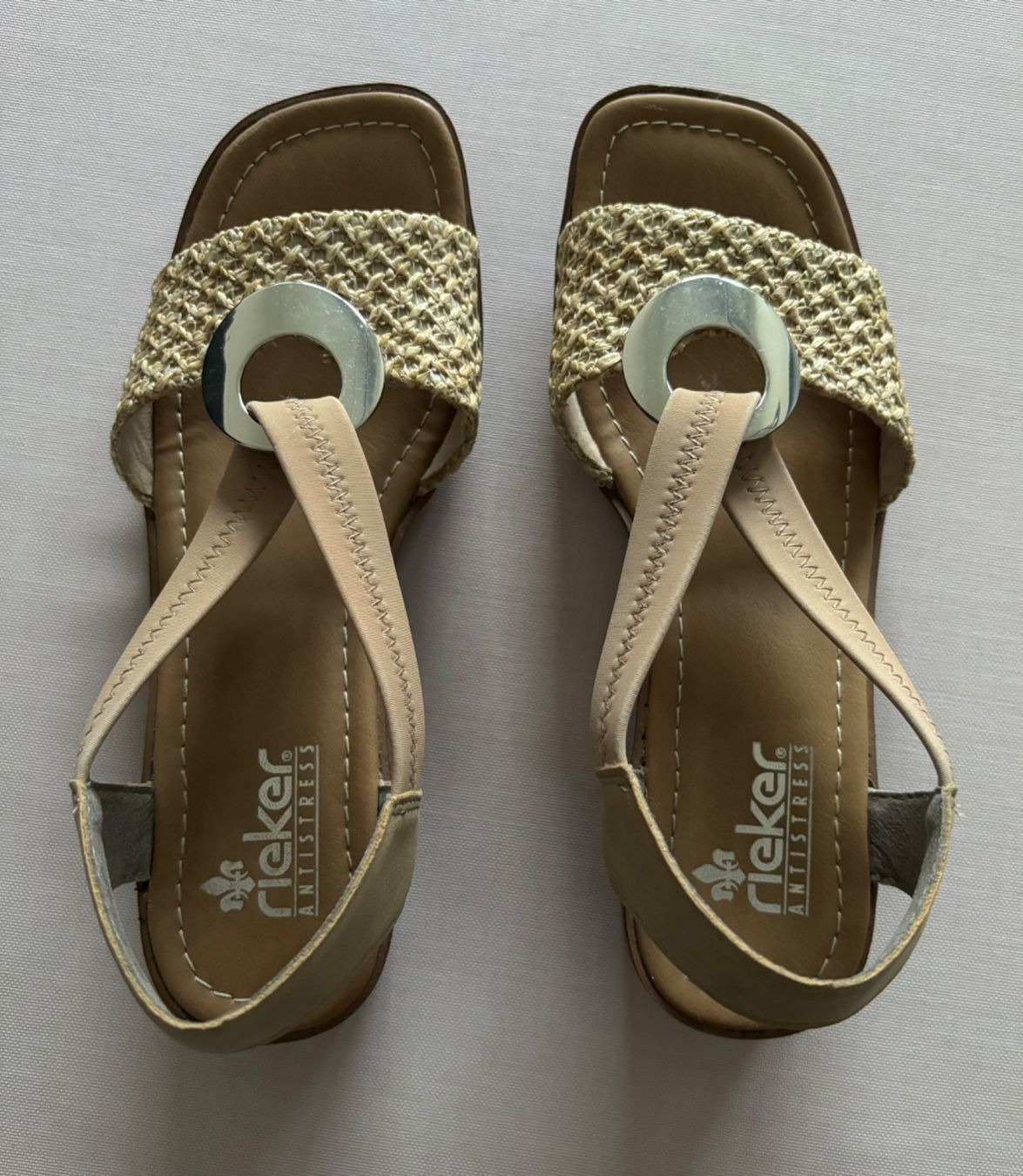 Rieker Scarpe da donna: Sandaletten von RIEKER – Nuovo (secondo la descrizione) da Zürich venduto da Tzhkely24