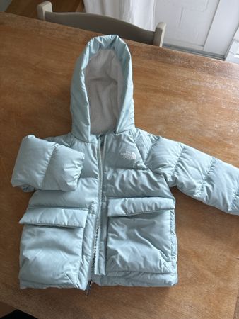 The North Face Kinder Daunenjacke hellblau gebraucht