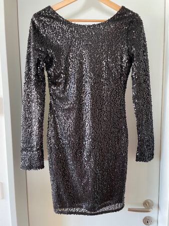 Festliches Pailletten Kleid XS