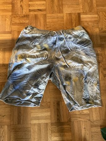 Short d'été fleuri pour homme, taille XL
