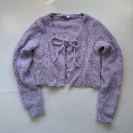Lila cropped cardigan Gr.S