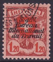 Dienstmarke BIT SBK-Nr. 21 (Wappenmuster 1924-1928)