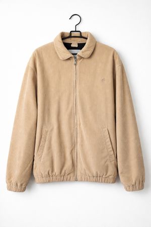 Veste Carhartt en velours côtelé beige