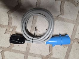 Adapter Stecker CEE 16A 3P auf Kupplung T23 2m