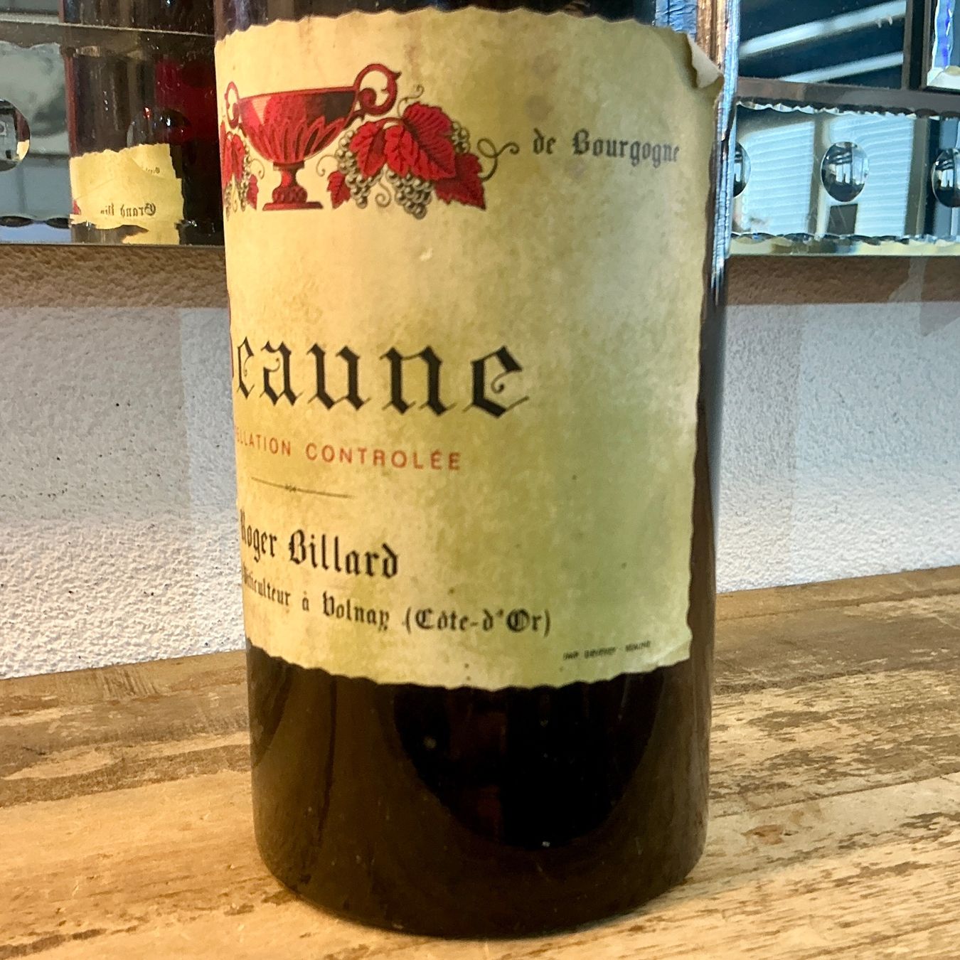 Wein: BEAUNE ROGER BILLARD JAHR 1966 – Gebraucht aus Biglen von Limarkt 4