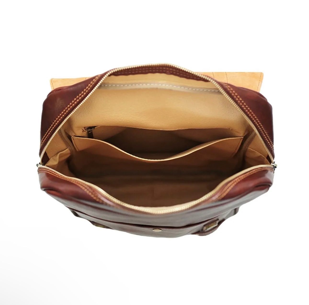 Zaini: Lederrucksack Fiorentino - Farbe: Braun – Nuovo e nell'imballaggio originale da Wittenbach venduto da WWW.DRILUBAGS.CH 4