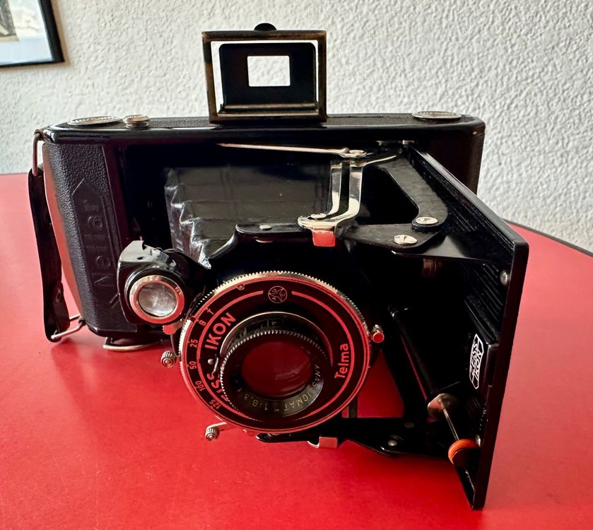 ZEISS IKON NETTAR Analogkamera x für Rollfilm 120 Etui