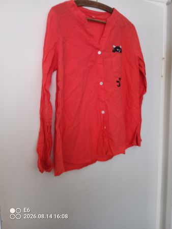 Bluse mit Katzenkopf