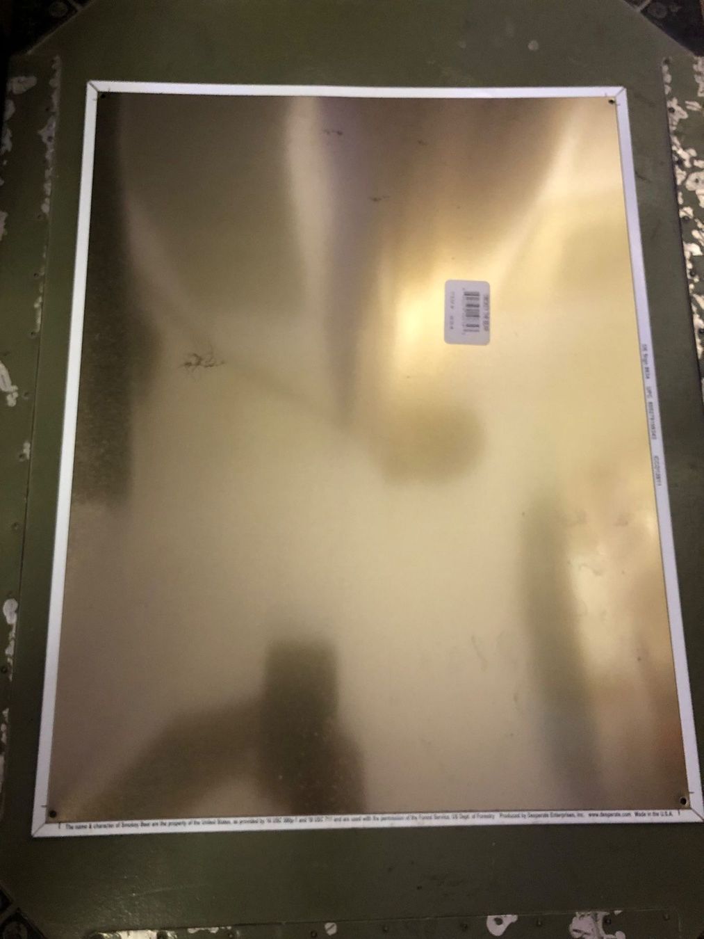 Insegne: Smokey der Bär- großes Blechschild – Usato da Rorschach venduto da aoteaora 1