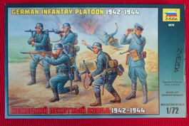 Zvezda / German Infantry Platoon 1942-1944 / 1/72