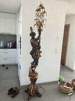 Nubien porte Torchère en bois vendu part privée