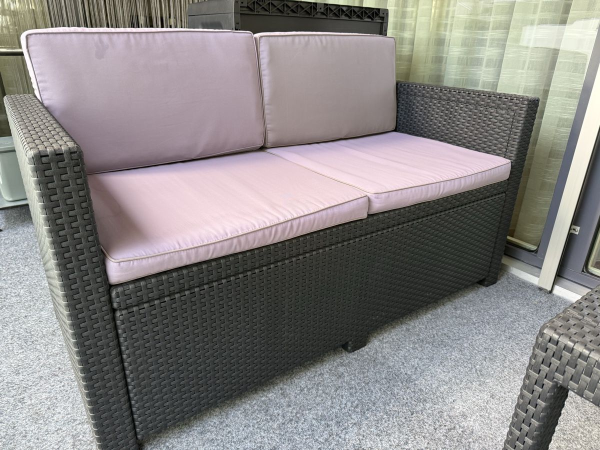 Poltrone: Lounge Set Anthrazit - Rattan Optik – Usato da Langenthal venduto da McQUEEN01 1