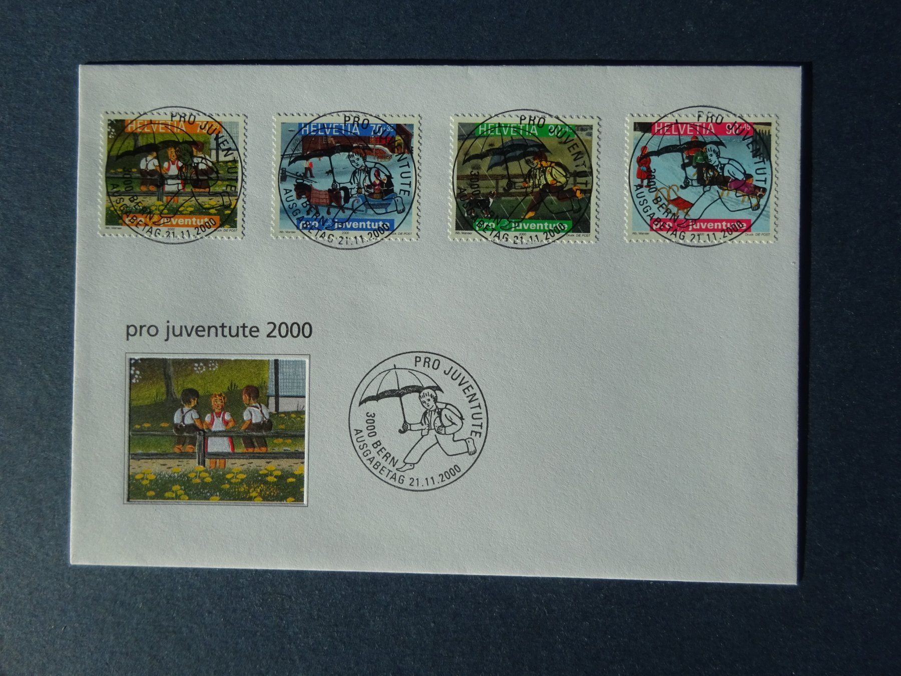 Tutti i francobolli: 2000 Pro Juventute FDC mit ET-Voll – Usato da Appenzell-Steinegg venduto da adi1975 1