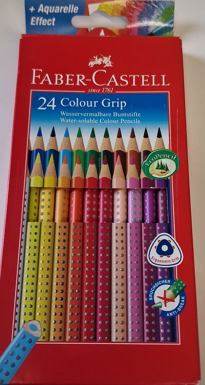 Faber-Castell Stifte & Marker: Faber-Castell Colour Grip 24er Set – Neu und originalverpackt aus Horw von Aquim