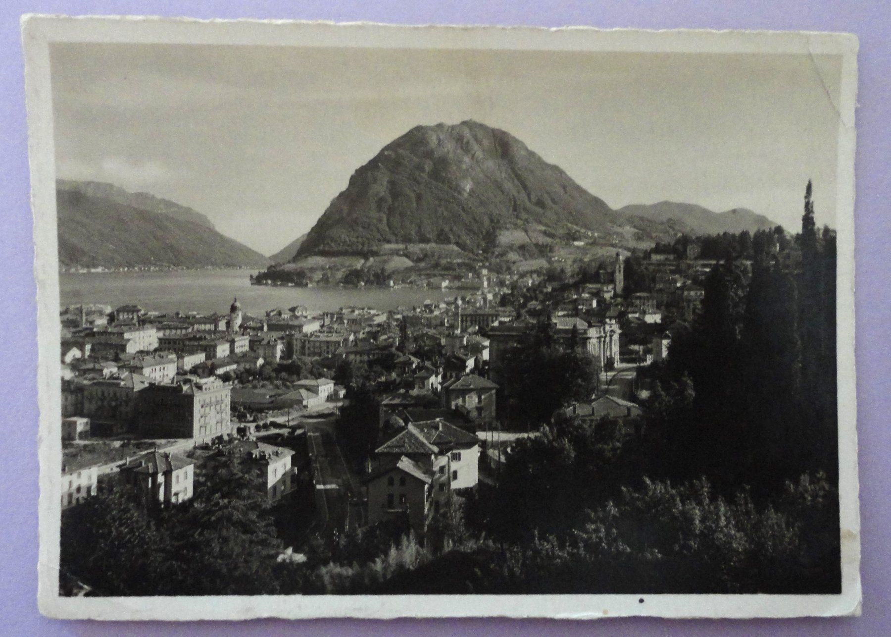 Ansichtskarten: Lugano e Monte S. Salvatore – Defekt aus Fétigny von Billy2miny