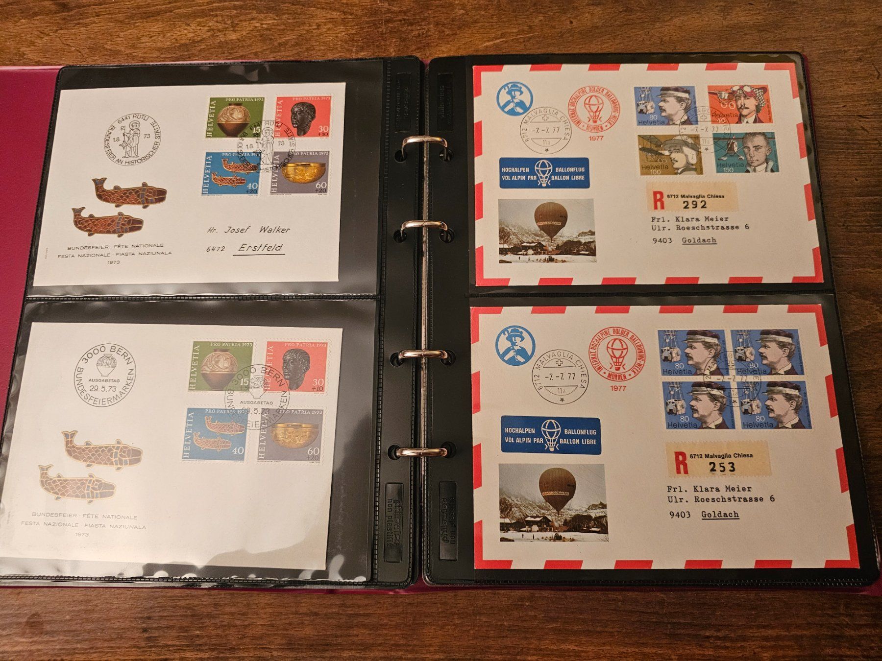 Tutti i francobolli: CH Album con buste FDC – Usato da Monte Carasso venduto da giave 2