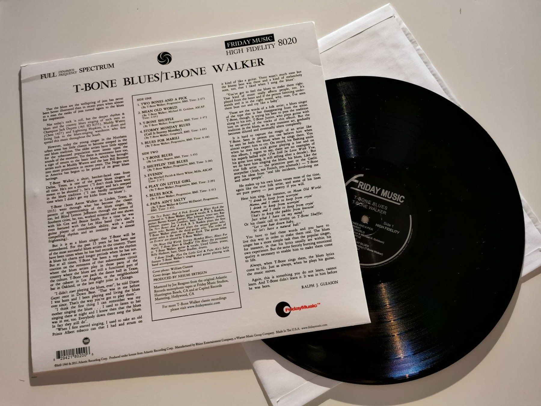 Schallplatten: T-Bone Walker – T-Bone Blues🎼 – Neu (gemäss Beschreibung) aus Grafenried von House-of-Oldies 1
