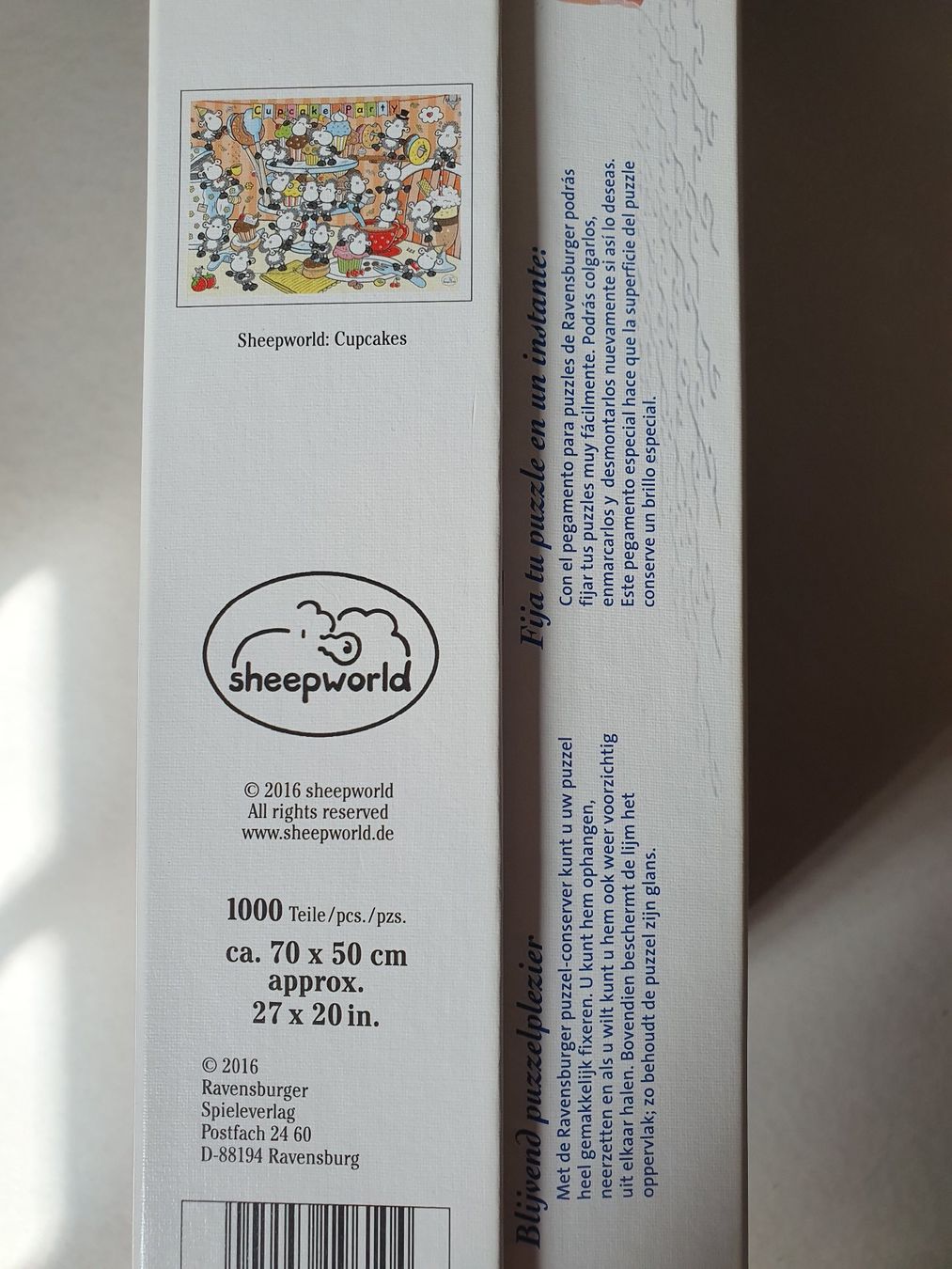 Ravensburger Puzzles: Puzzle: SHEEPWORLD: CUPCAKES - 1000 Teile – D'occasion à Stilli par Mos1 3