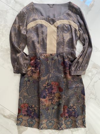 Seidenkleid Gr. 38 (90% Seide) 