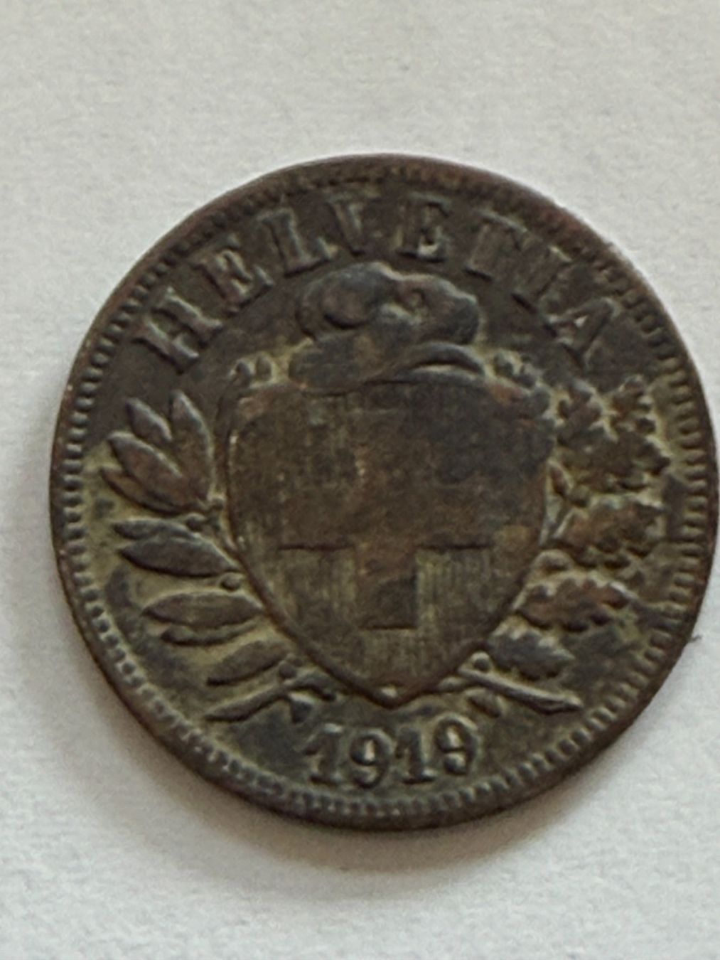Toutes les monnaies: 2 Rp. 1919 – D'occasion à Saas-Fee par edy_z6q9