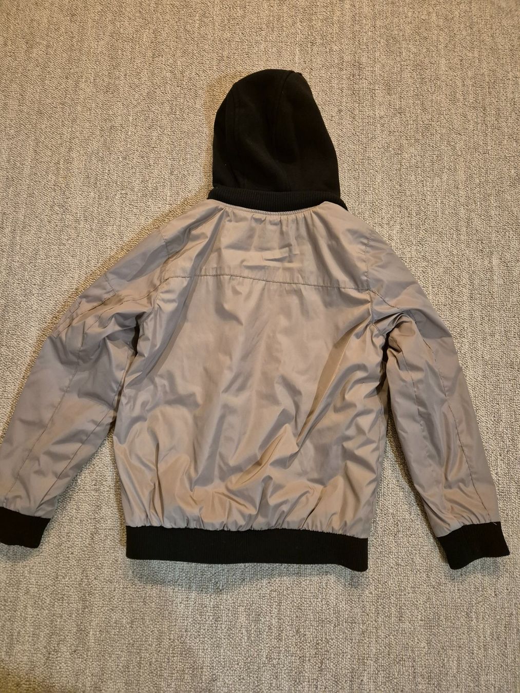 C&A Jacken & Mäntel: Coole Übergangsjacke Gr. 146/158, Junge schwarz/grau – Gebraucht aus Winkel von Heuresis 1