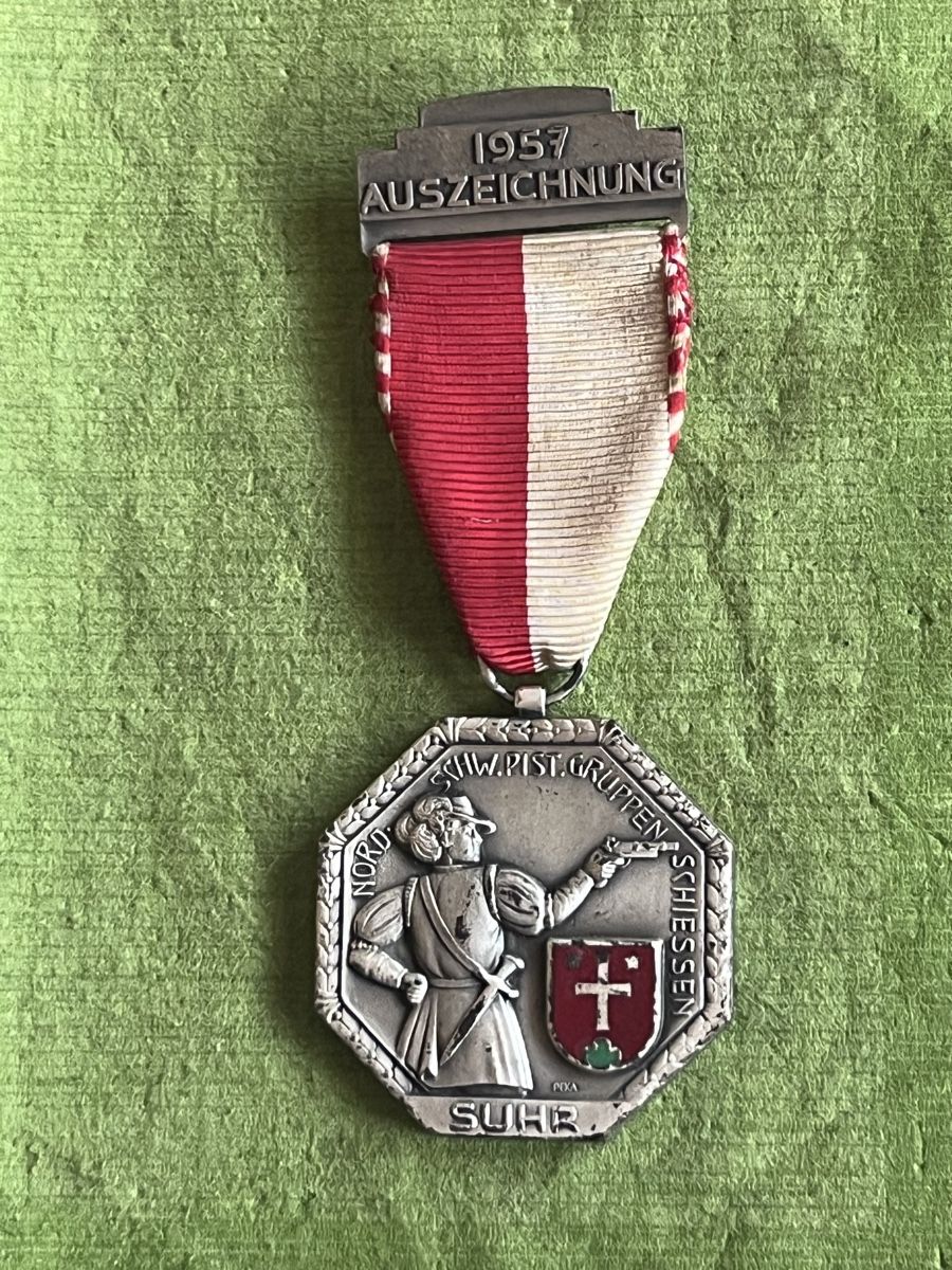 Medaglie: Schützenmedaille Suhr 1957 – Usato da Itingen venduto da Bebbi6569