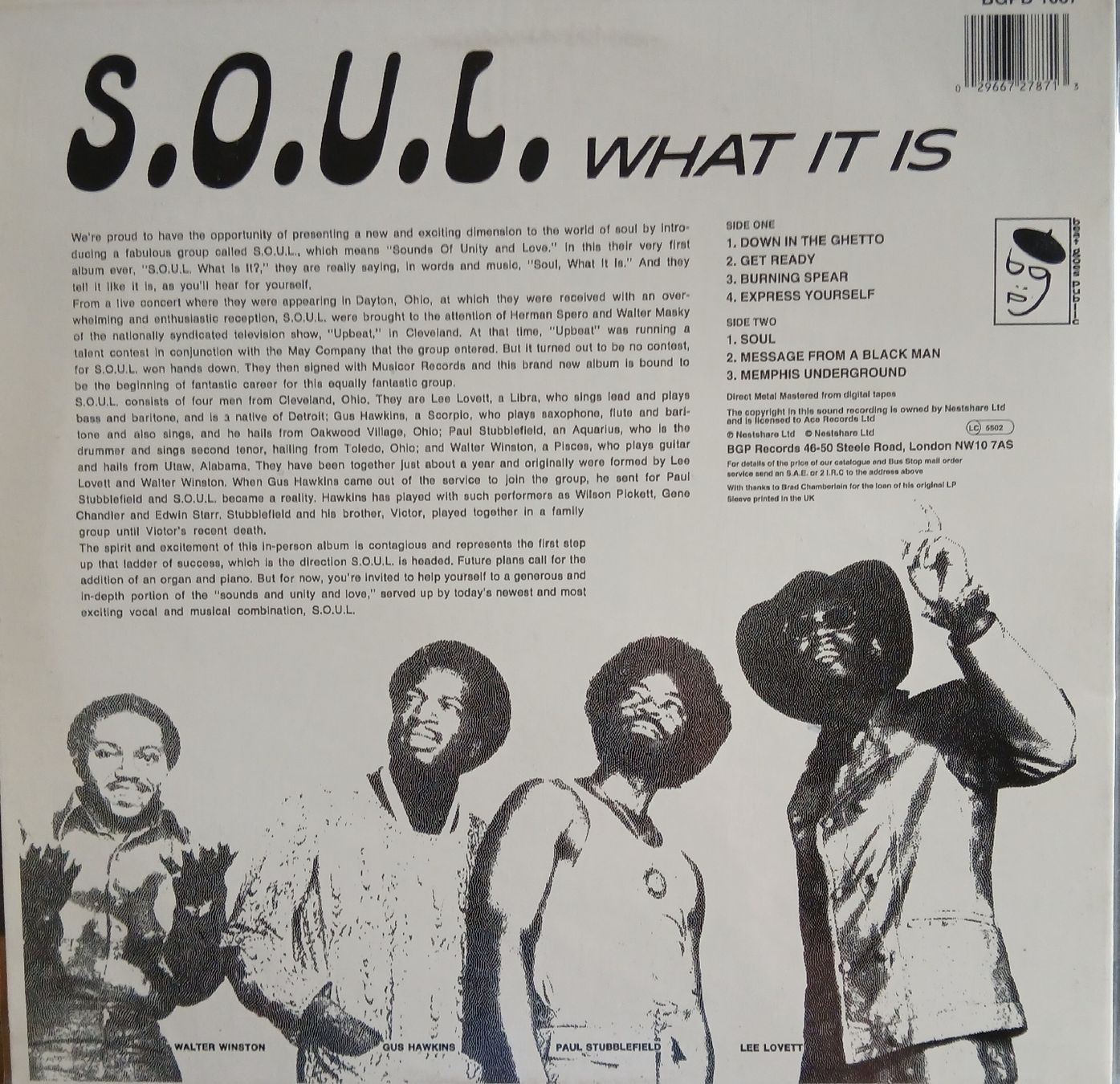 Schallplatten: LP - S.O.U.L  / what is it  – Neu (gemäss Beschreibung) aus Lausanne von Soulbrother 1