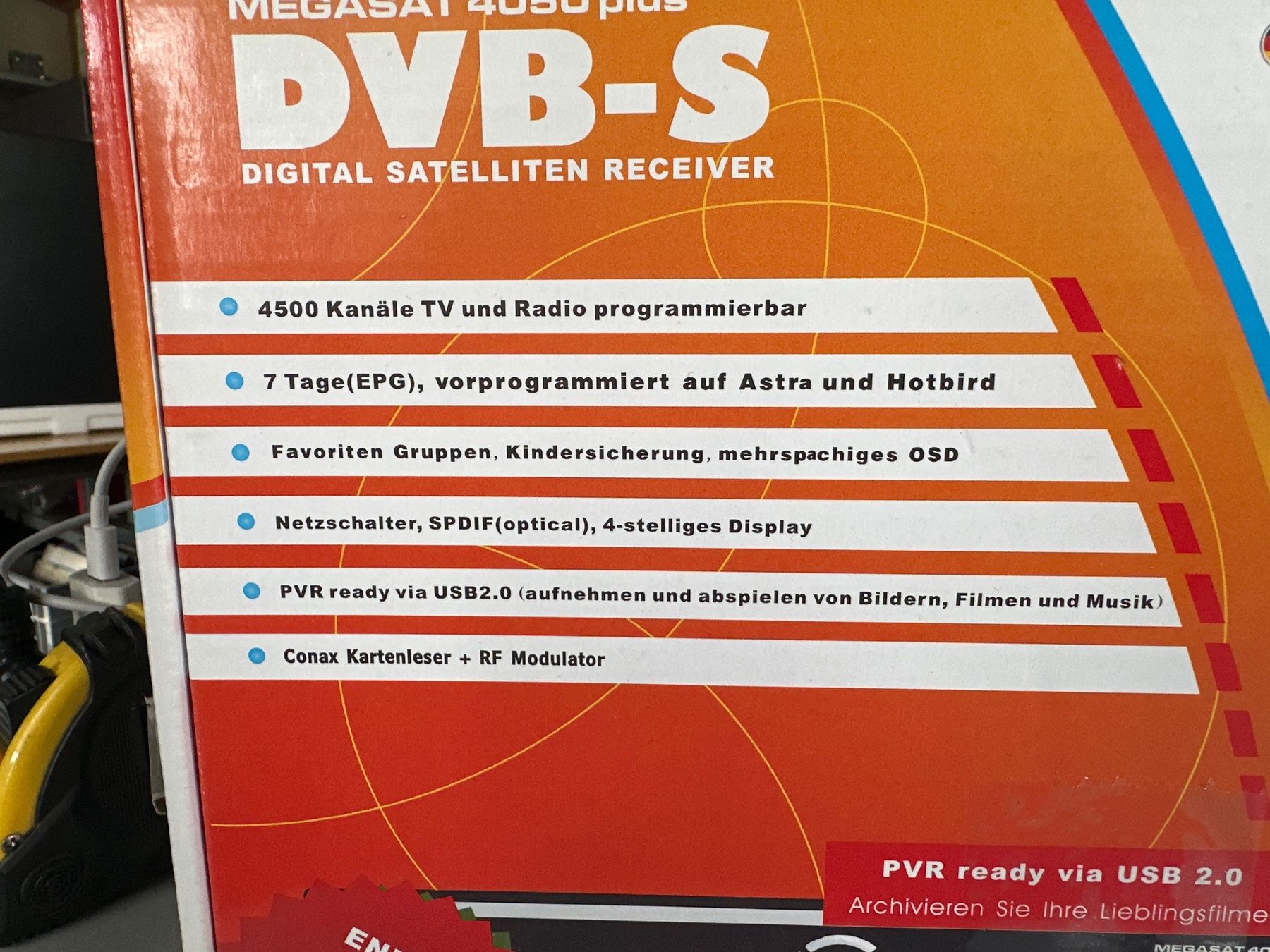 Megasat Ricevitori: Megasat 4050 plus Digital Satelliten Receiver – Nuovo (secondo la descrizione) da Brügg BE venduto da TSP02 1