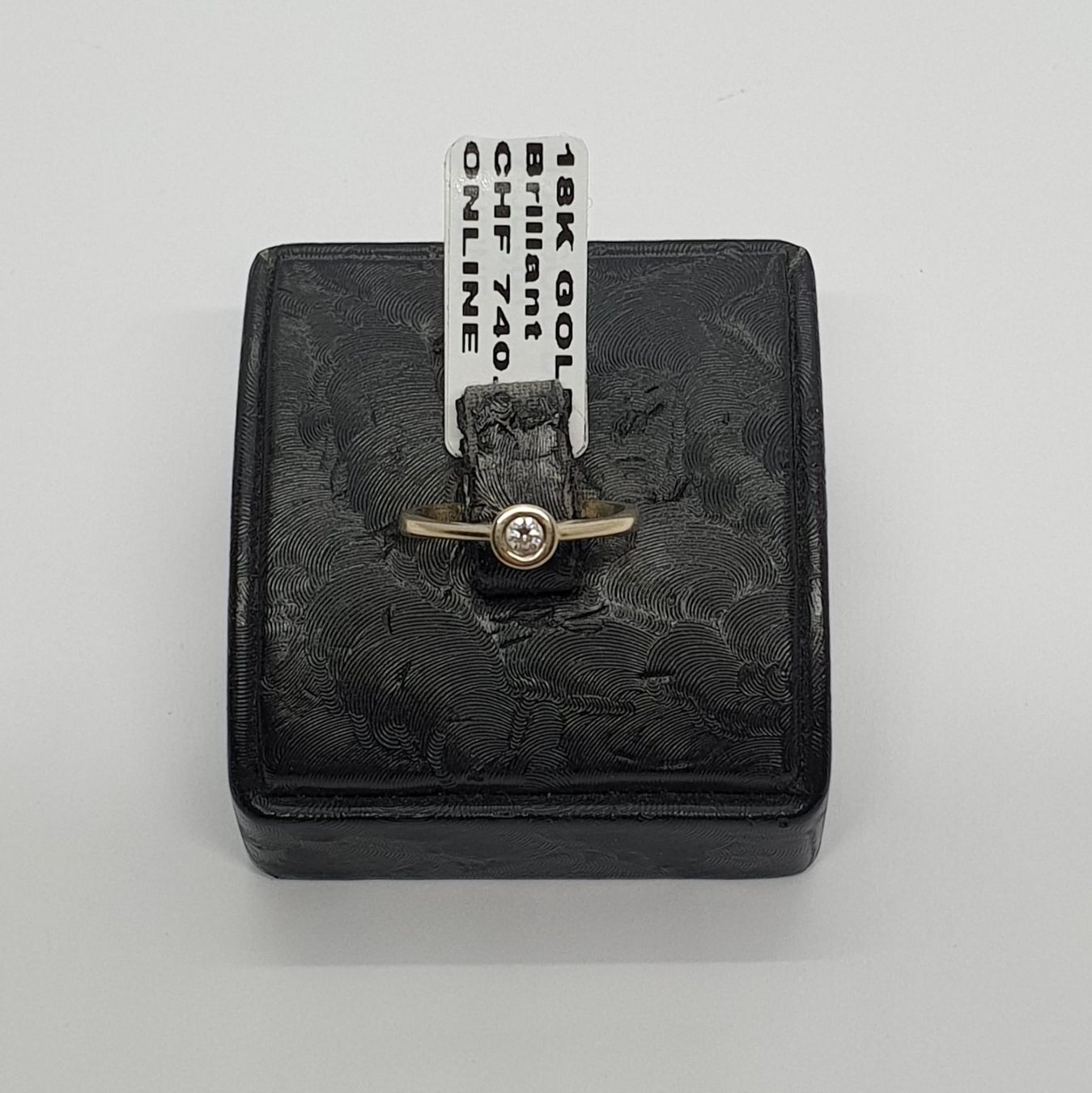 Anelli: Echt 18K Gold - Diamant Ring – Usato da Luzern venduto da Luzern-Goldhaus