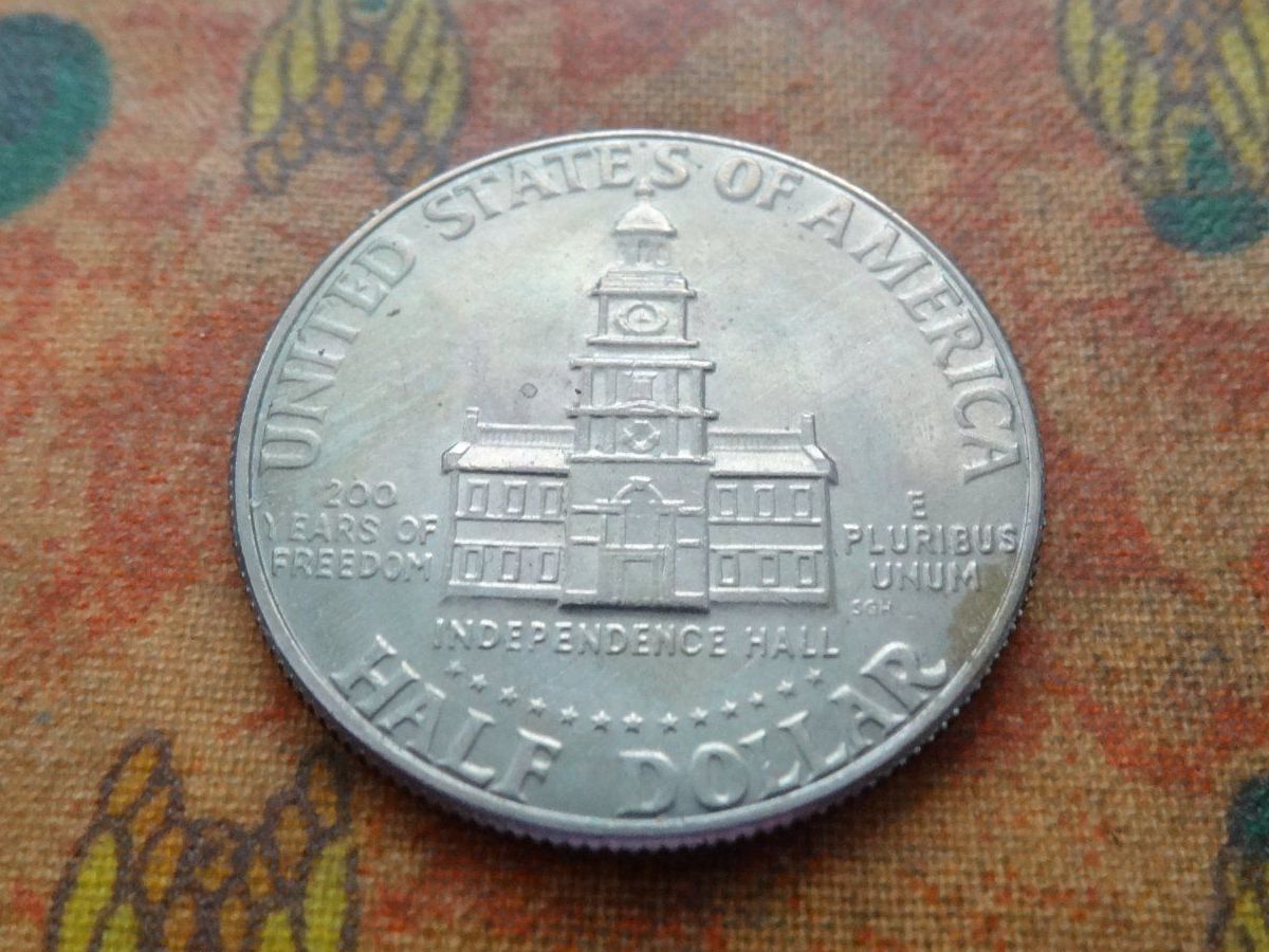 Alle Münzen: USA  Half Dollar  1776-1976 – Gebraucht aus Romanel-sur-Lausanne von Swift13 1