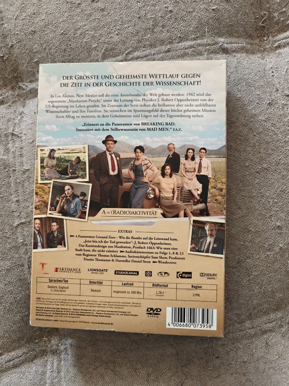 Tutti i DVDs: Manhatten Staffel 1 deutsch DVD – Nuovo (secondo la descrizione) da Schwerzenbach venduto da Salamon33 1