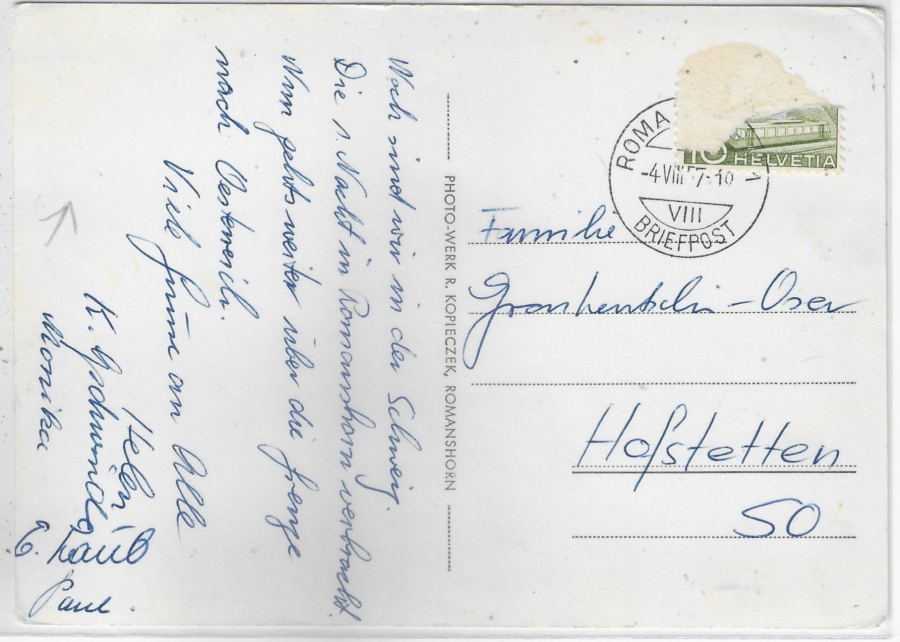 Cartoline postali: Romanshorn - See-Park – Difettoso da Ettingen venduto da Kartenplanet 1