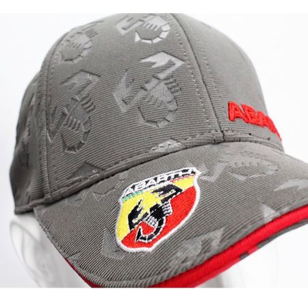 Abarth Cap Mütze Original Merchandisings grau (Art. 21736)