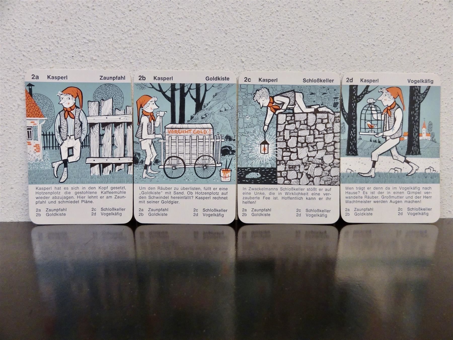 Spiele: altes Quartett RÄUBER HOTZENPLOTZ 1962 – Gebraucht aus Kerzers von wisaundso 5