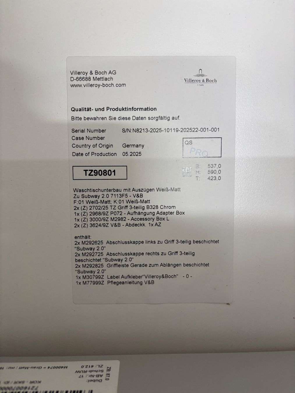 Badezimmermöbel: Waschtischmöbel villeroy boch – Neu (gemäss Beschreibung) aus Burgdorf von ver_pz2n 4