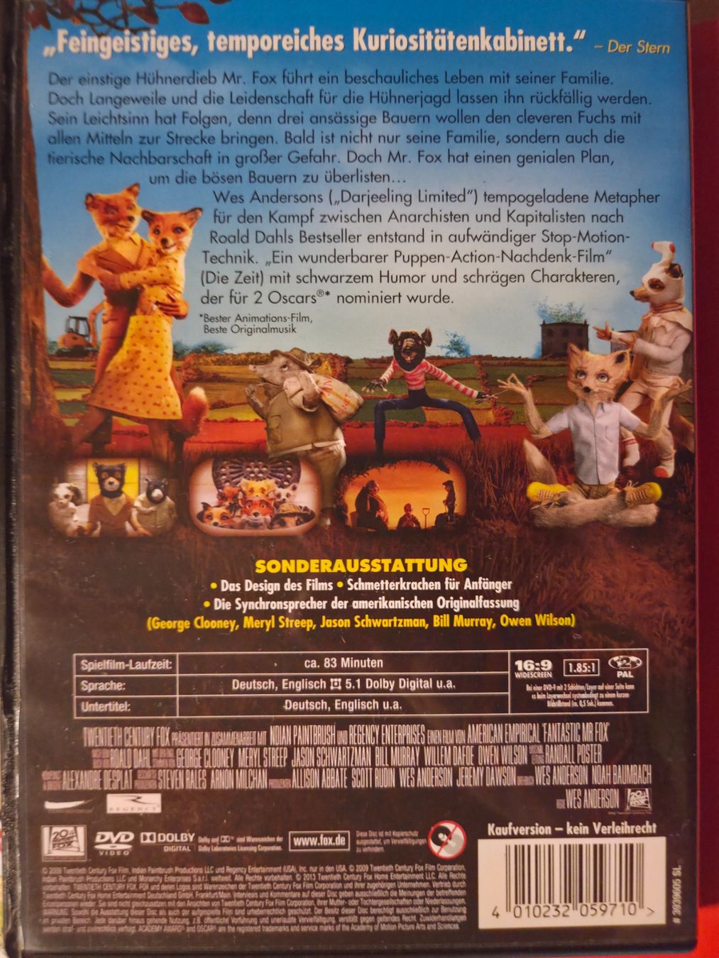 Tutti i DVDs: DVD Der fantastische Mr. Fox – Usato da Dintikon venduto da Vexi 1