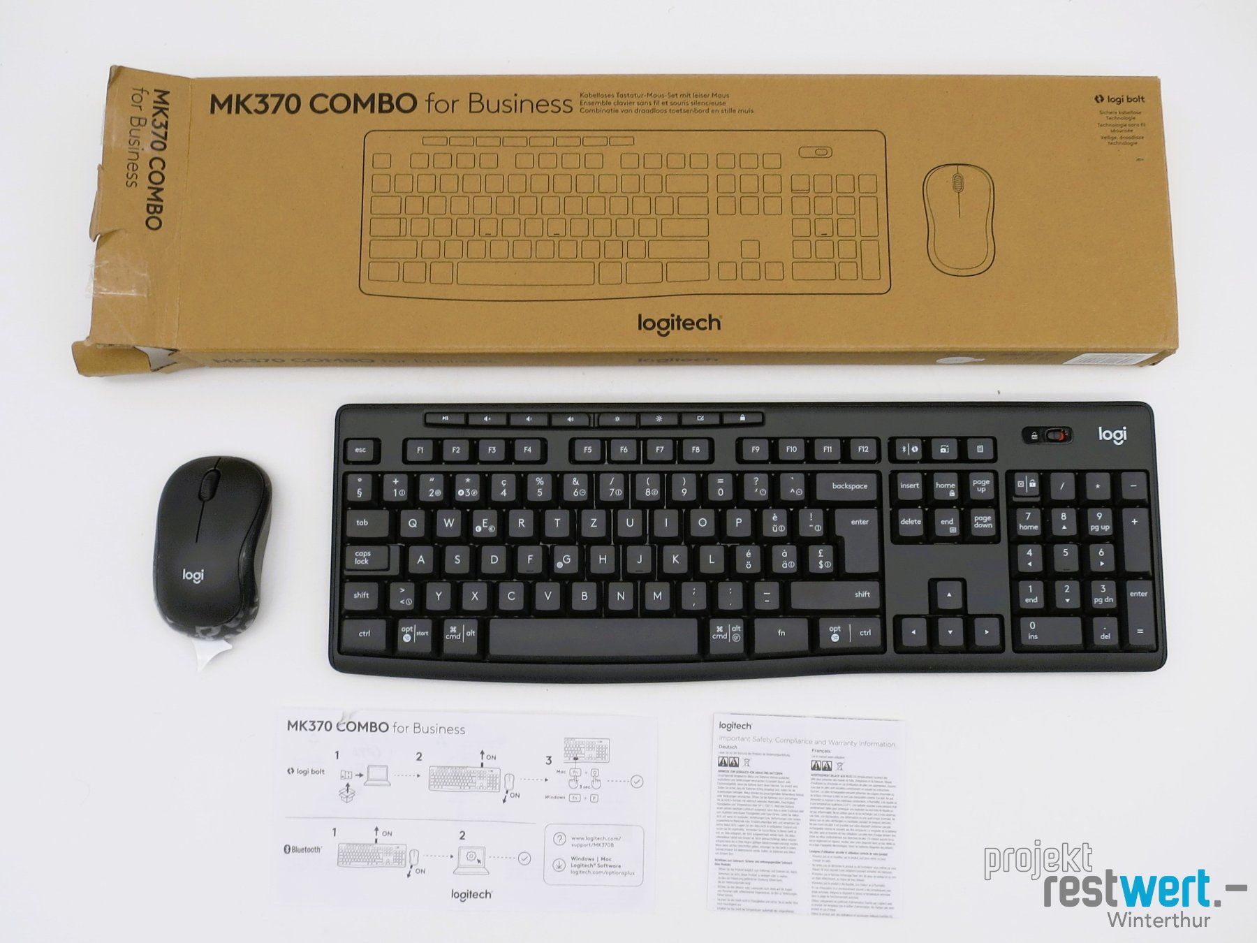 Logitech Tastiere: LOGITECH - MK370 Tastatur/Maus Combo (bluetooth) – Nuovo (secondo la descrizione) da Winterthur venduto da Restwert_Winterthur