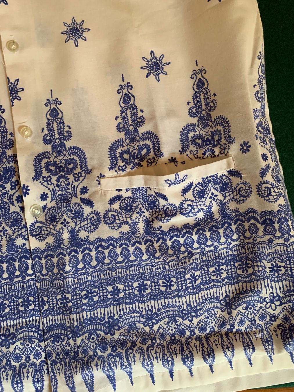 Camicette: BATIK Bluse 100% Baumwolle  Größe: M Farbe: Weiß Blau – Usato da Interlaken venduto da Bona55 4