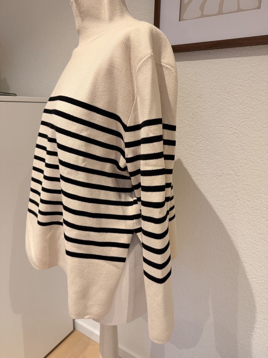 H&M Maglioni & Felpe: H&M Pullover Gr. S gestreift beige schwarz – Usato da Itingen venduto da Granini_93 2