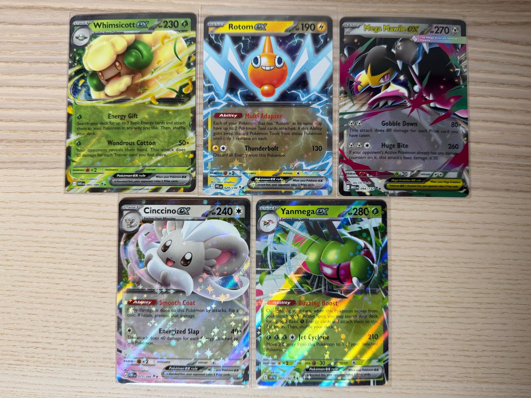 Pokémon Carte collezionabili: Pokemon 5x EX 🇬🇧 – Nuovo (secondo la descrizione) da Mitlödi venduto da Poke_Dude 1