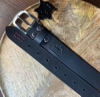 Handgefertigter Ledergürtel aus Echtleder – 3 cm breit | Ind