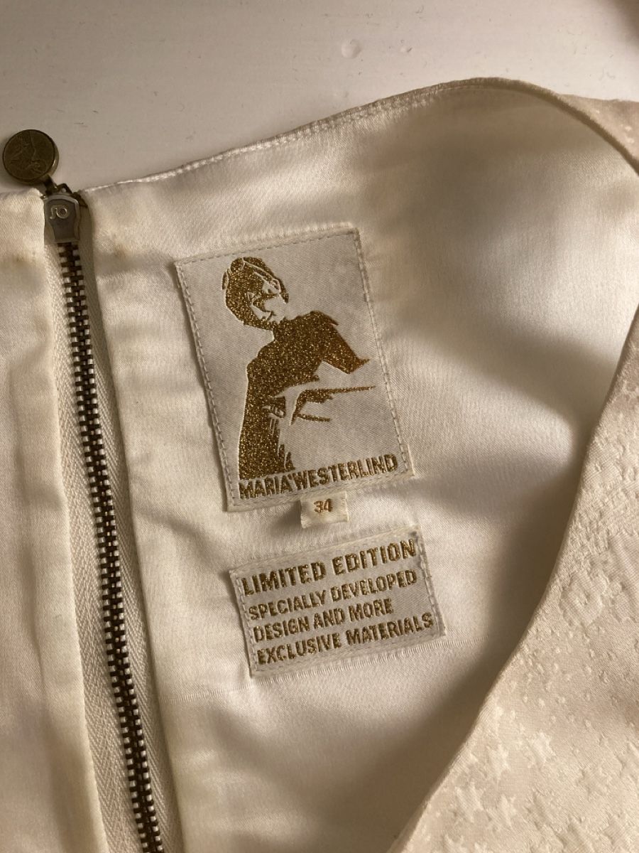 Vestiti: Kleid weiss Maria Westerlind Grösse 34 – Usato da Holzhäusern ZG venduto da DoroW 1