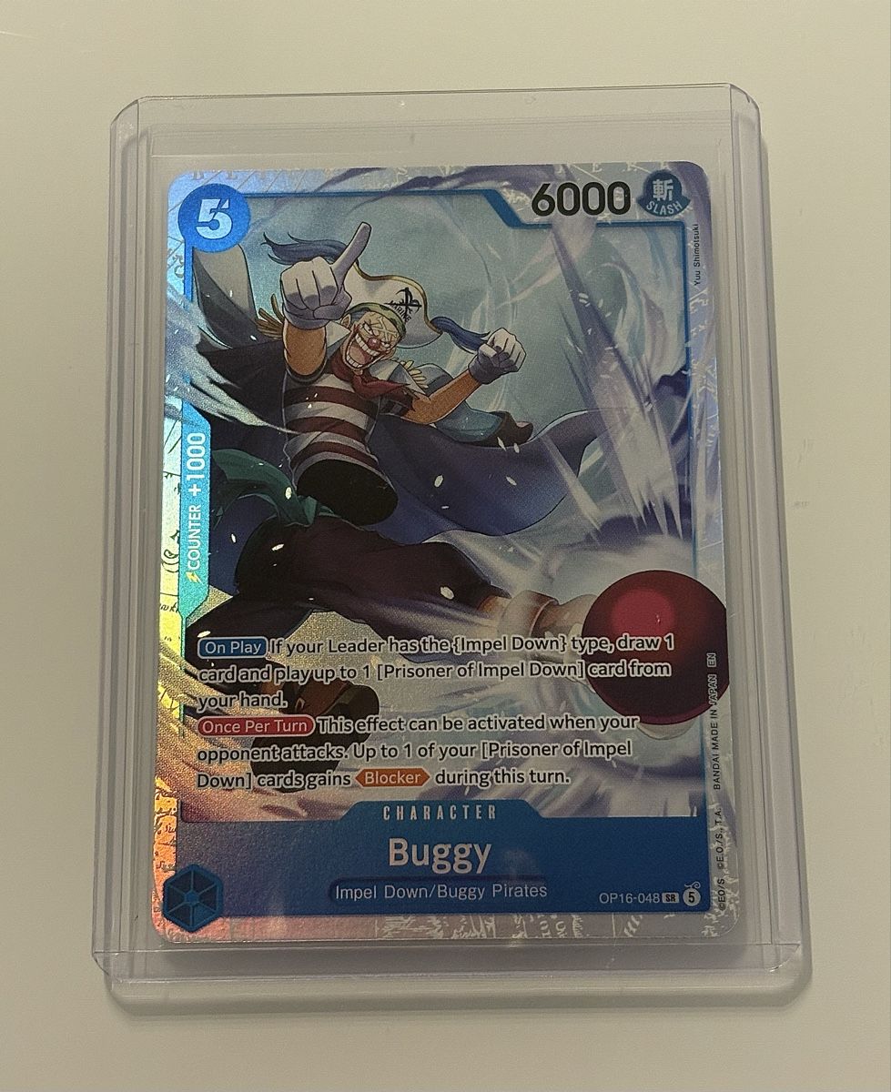 Bandai Sammelbilder & Trading cards: One Piece TCG - Buggy OP16-048 – Neu (gemäss Beschreibung) aus Pieterlen von Mira_o7