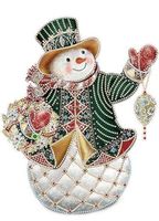Diamond Painting Schneemann